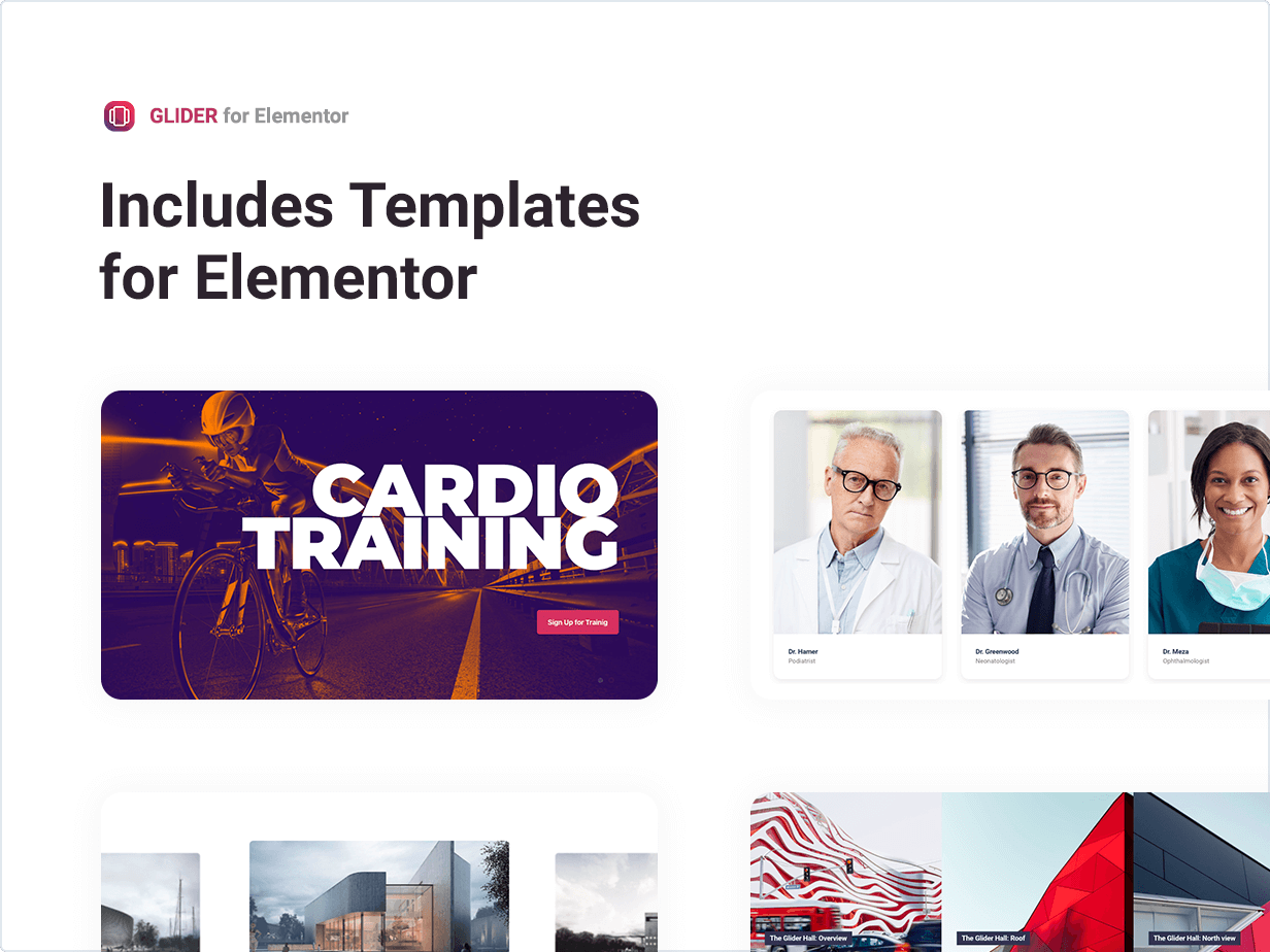 Includes Templates for Elementor