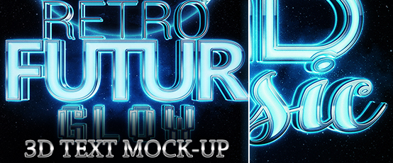 glow3d_Text_Mockups