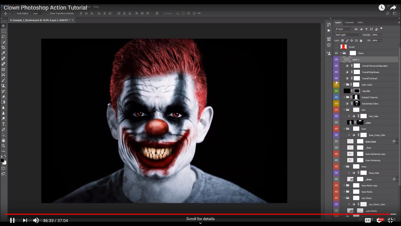 Clown Photoshop Action - 1