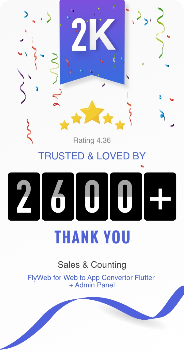 FlyWeb for Web to App Convertor Flutter + Admin Panel - 3