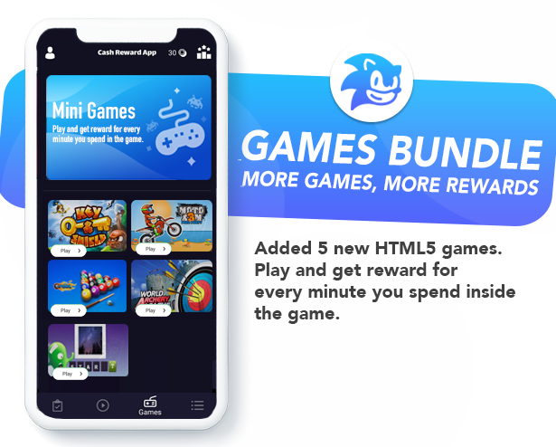 Premium Rewards App - CPI Offers System & Rewards App & HTML5 Mini Games + PHP Laravel Admin Panel - 11