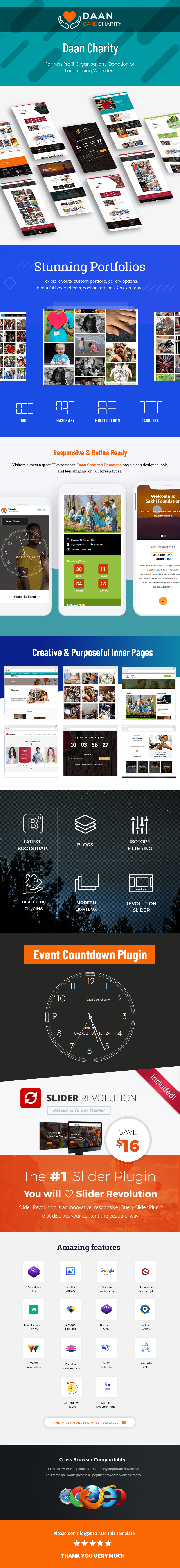 Daan | Charity and Donations Mulitpurpose HTML5  Template - 1