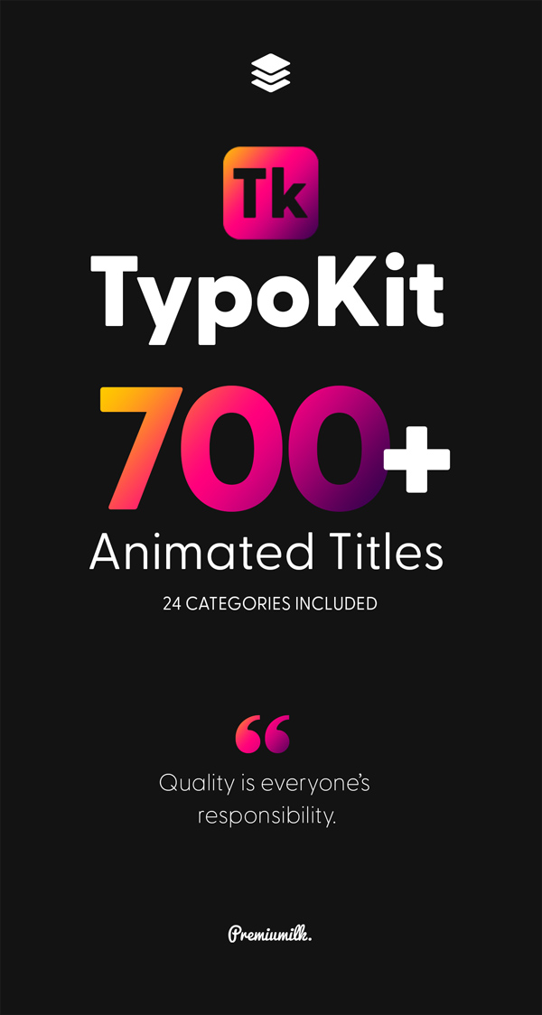 Typo Kit | Animated Titles - 6