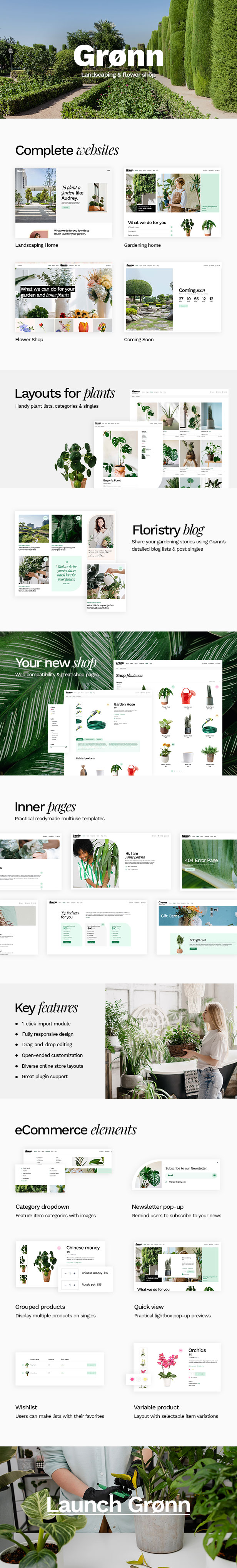 Grønn - Landscaping, Gardening and Flowers WordPress Theme - 2