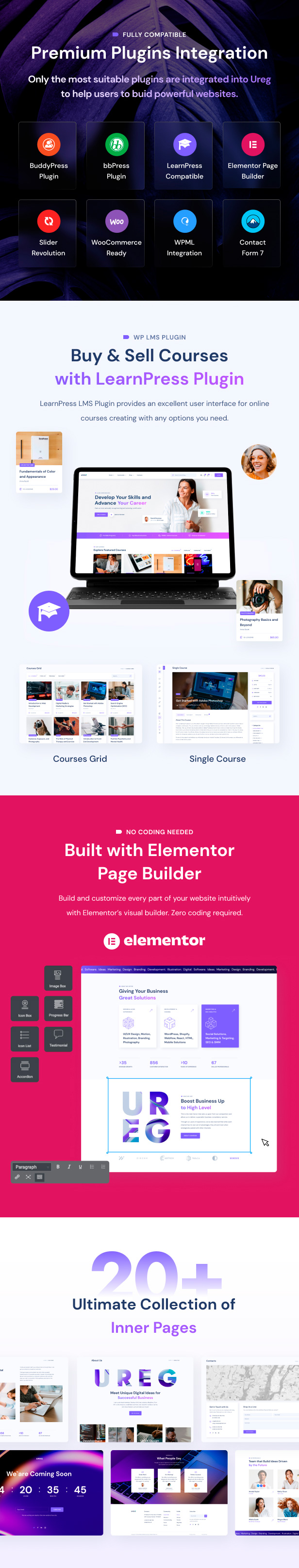 Ureg - BuddyPress & Community WordPress Theme