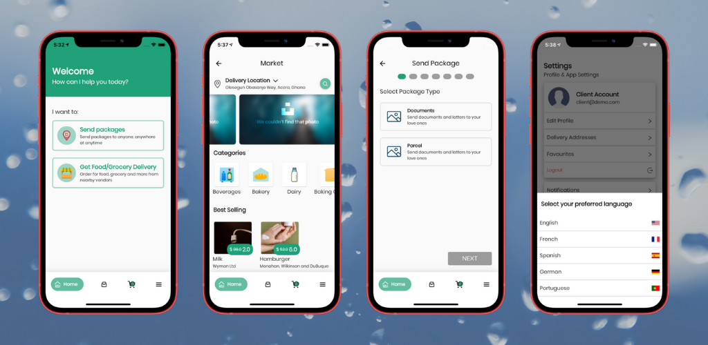 Fuodz – Grocery, Food, Pharmacy Courier Delivery App + PHP Laravel Backend + Driver & Vendor app - 2