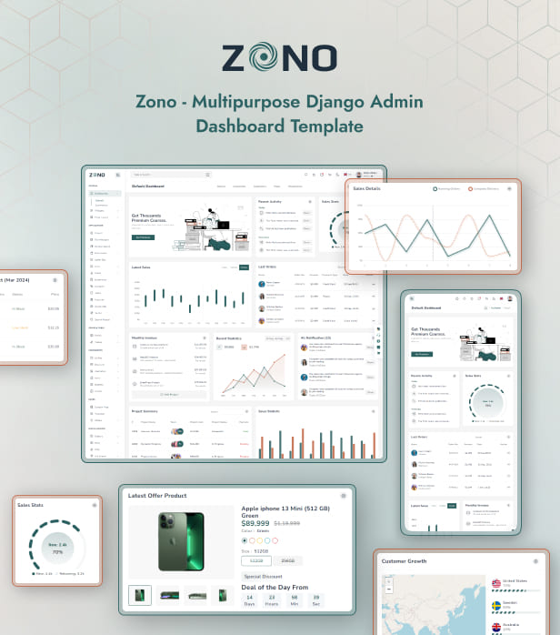 zono Admin Dashboard theme