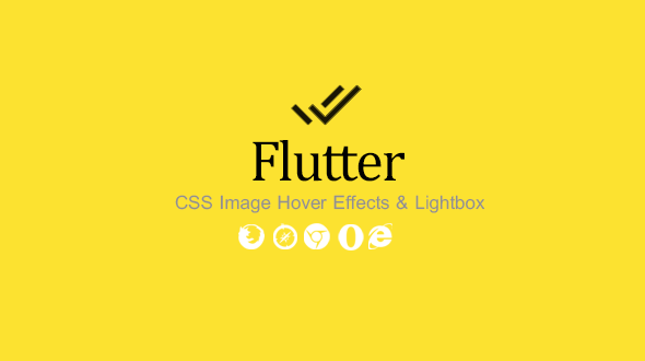 Flutter - CSS Image Hover Effects & Lightbox - CodeCanyon Item for Sale