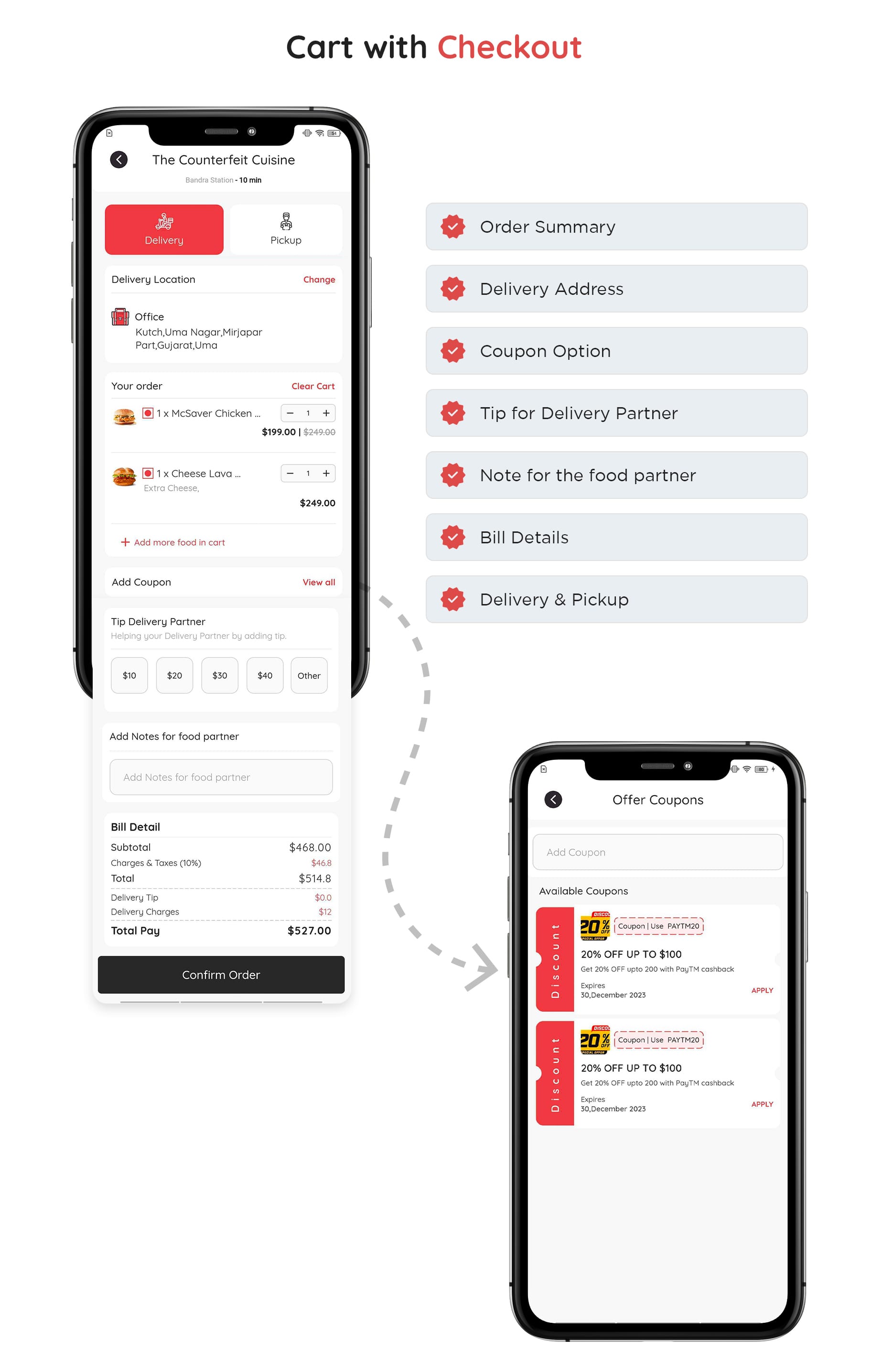 eRestro - Multi Restaurant Flutter App | Food Ordering App with Admin Panel & Restaurant Panel - 19