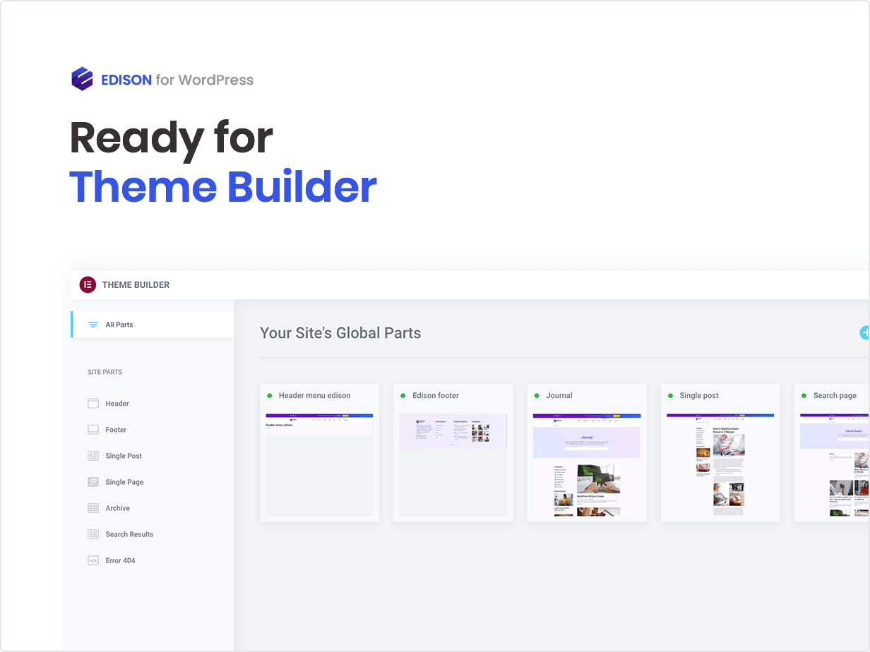 Ready for Theme Builder