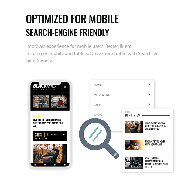 Optimized for mobile