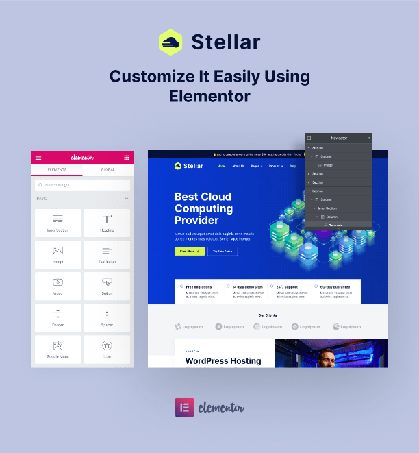 cloud computing website template