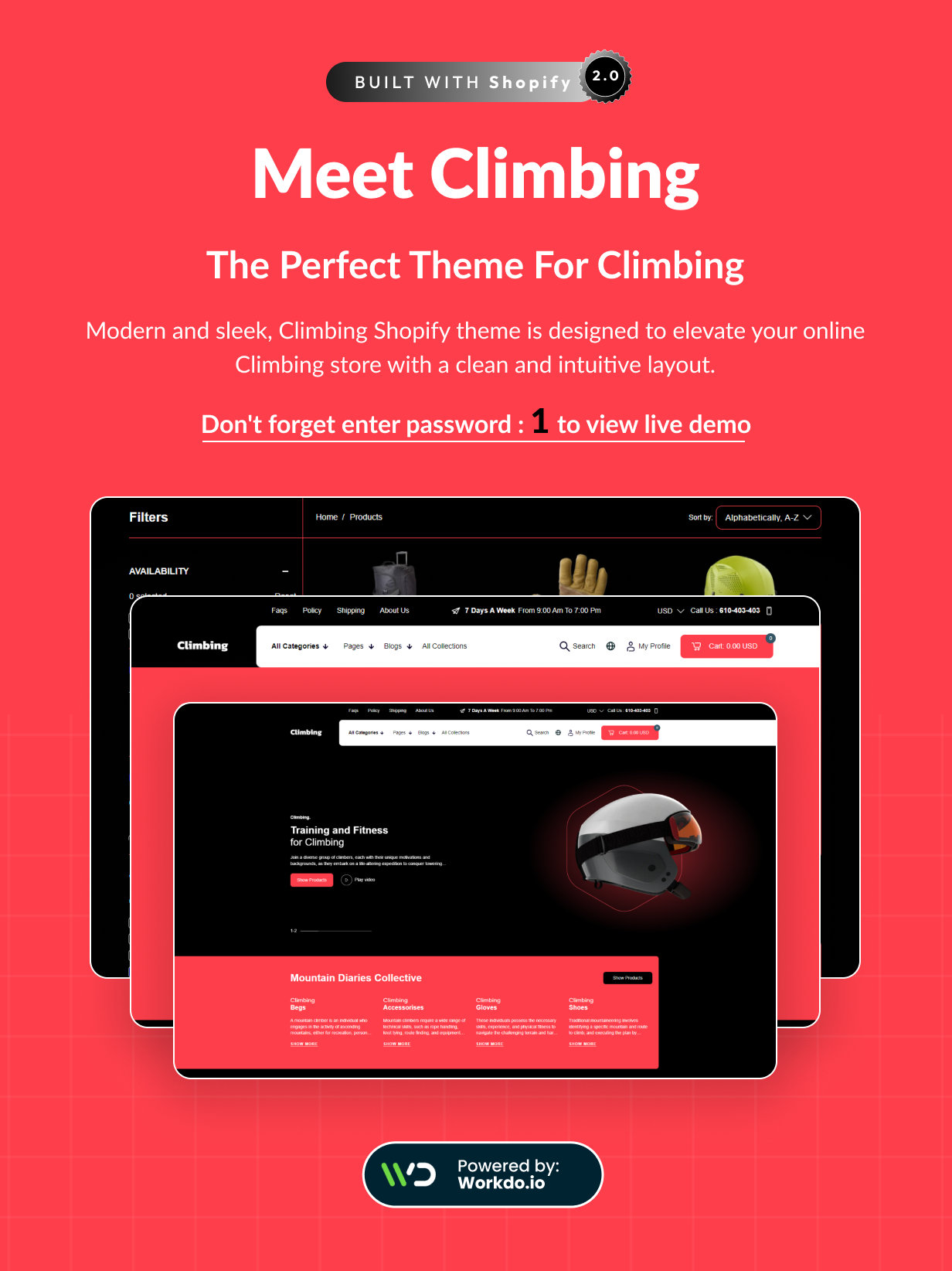 Climbing - Extreme Sports and Adventure Shopify 2.0 Theme - 8