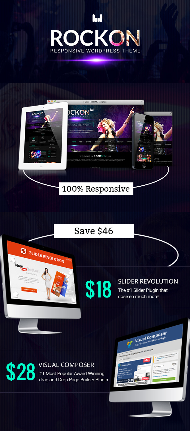 Rockon - Night Club WordPress Theme With AI Content Generator - 3