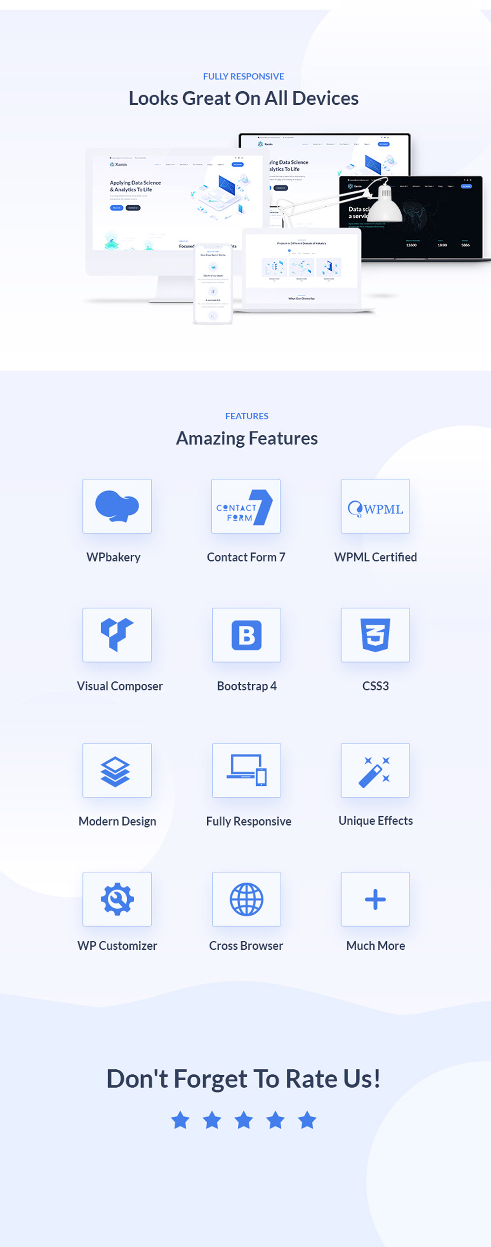 Xamin - Data Science & Analytics SaaS WordPress Theme - 18