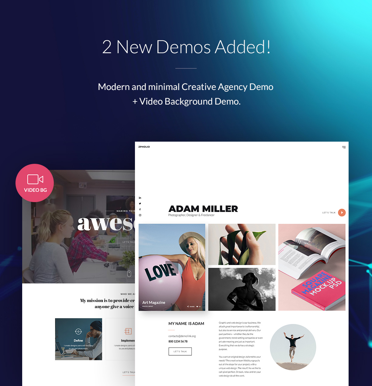 Zpholio - Portfolio Agency WordPress Theme - 2