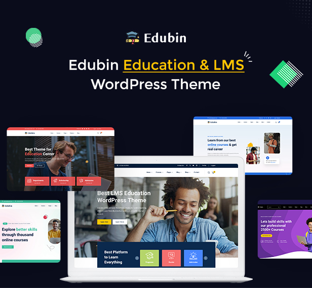 Edubin Education WordPress Theme Overview