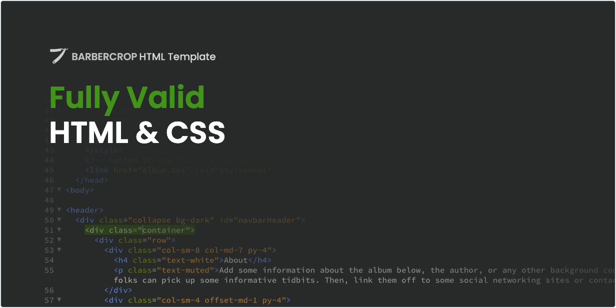 Fully Valid HTML and CSS