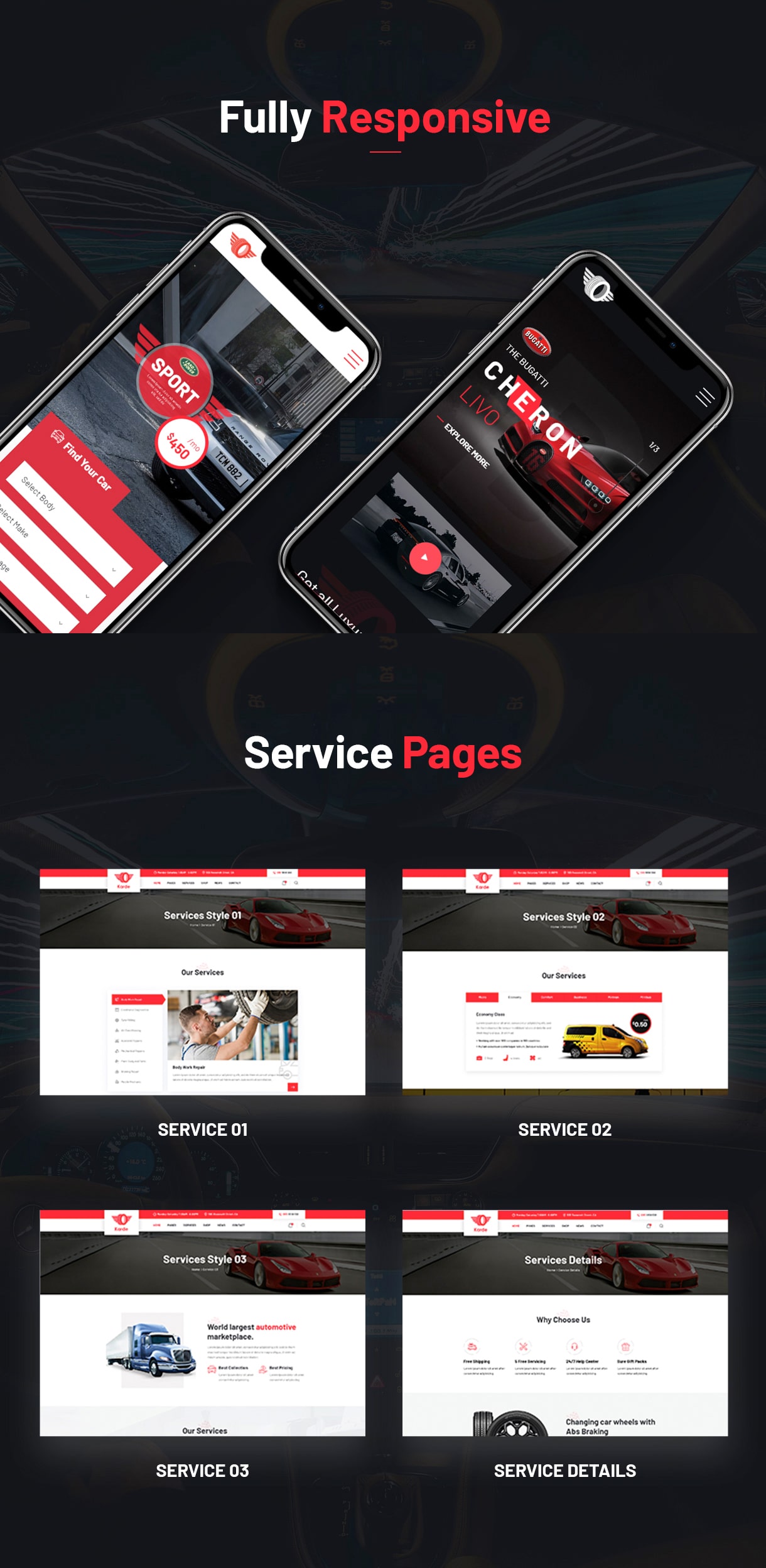 automotive wordpress theme