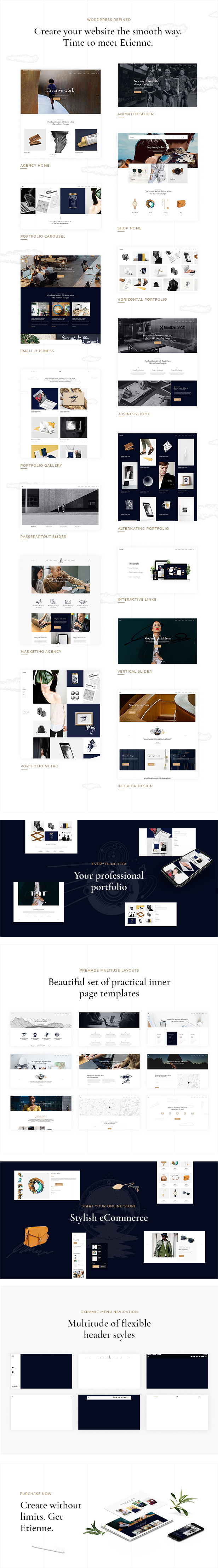 Etienne - Business WordPress Theme - 1
