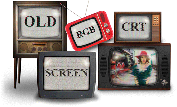 Old RGB CRT Screen - 2