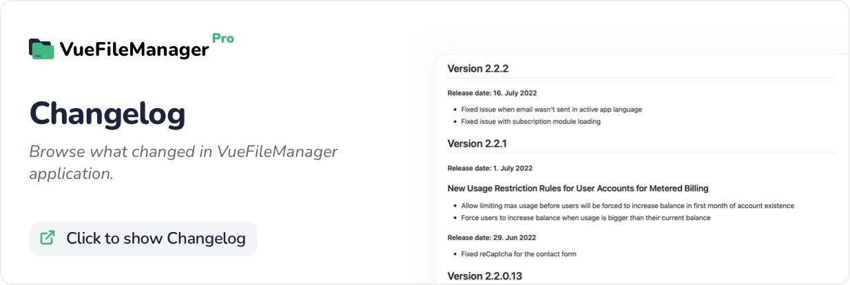 Changelog