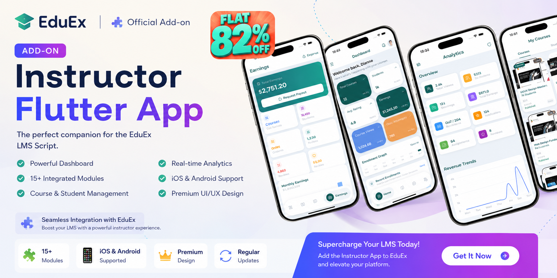 EduEx - The Ultimate Learning Management System (LMS) with PHP Script and Flutter Mobile App - 2