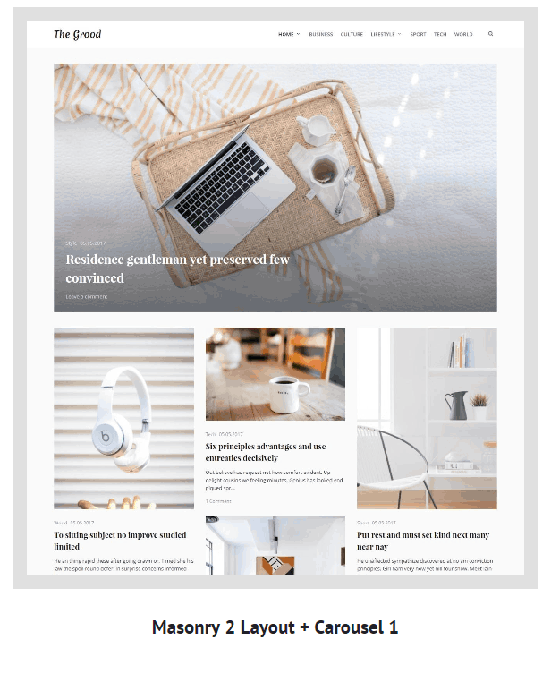 Grood - Personal Blog & Magazine WordPress Theme - 2