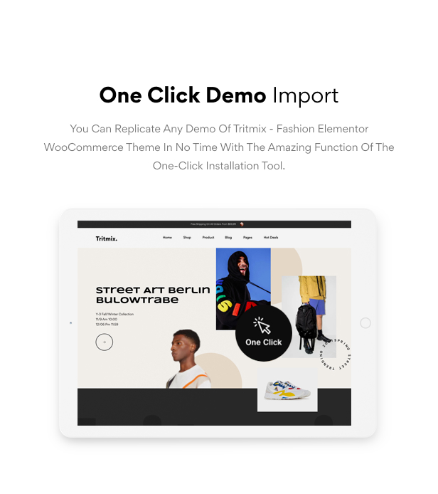 Tritmix - Fashion Elementor WooCommerce Theme
