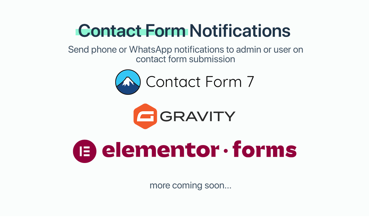 Contact Form Notifications