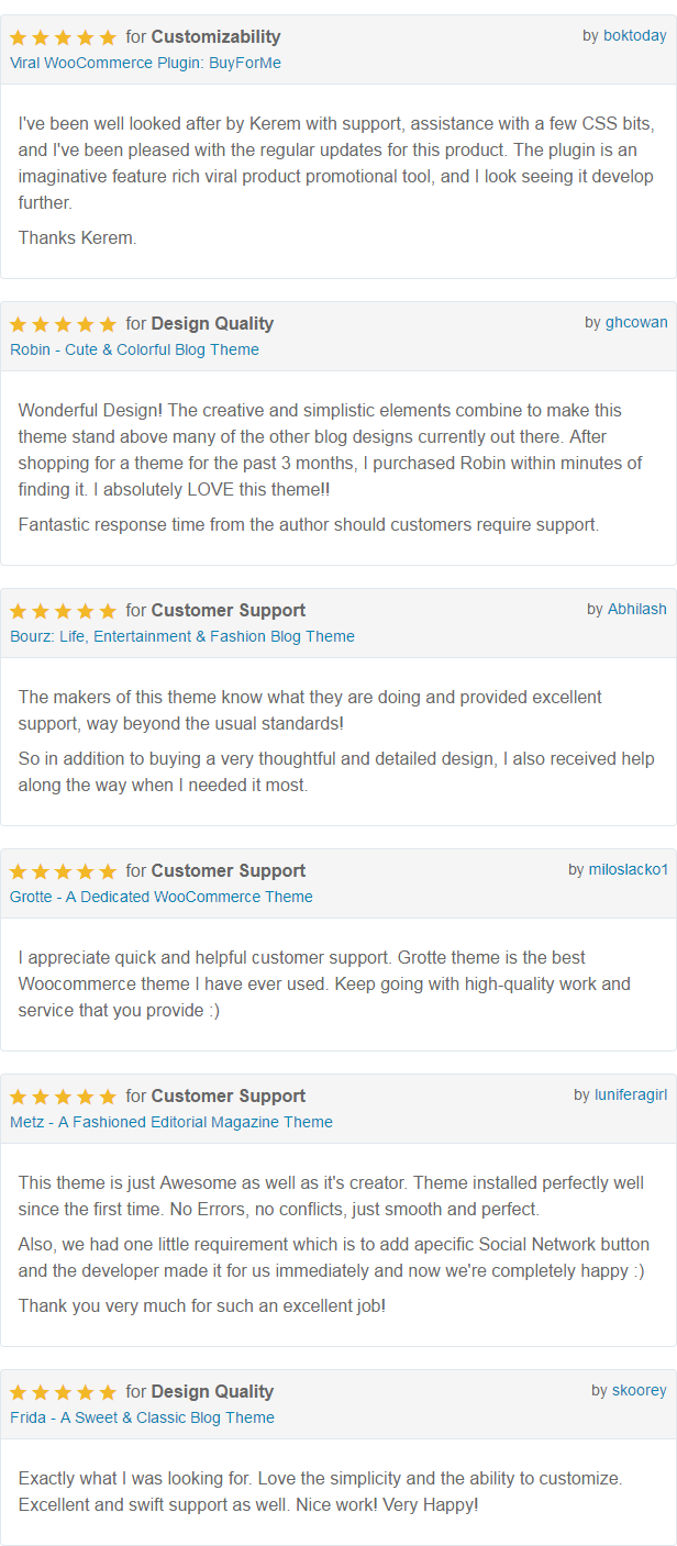 customer reviews 2