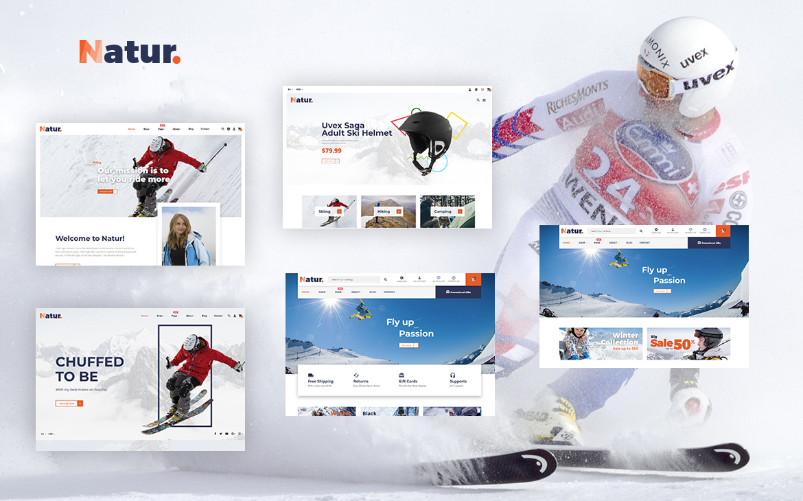 Leo Natur Sport Fashion Prestashop Theme - Sport Accessories & Shoes