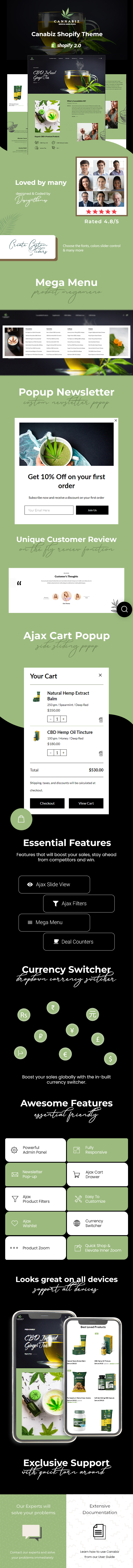 Cannbiz - Medical Marijuana Shopify Theme - 1