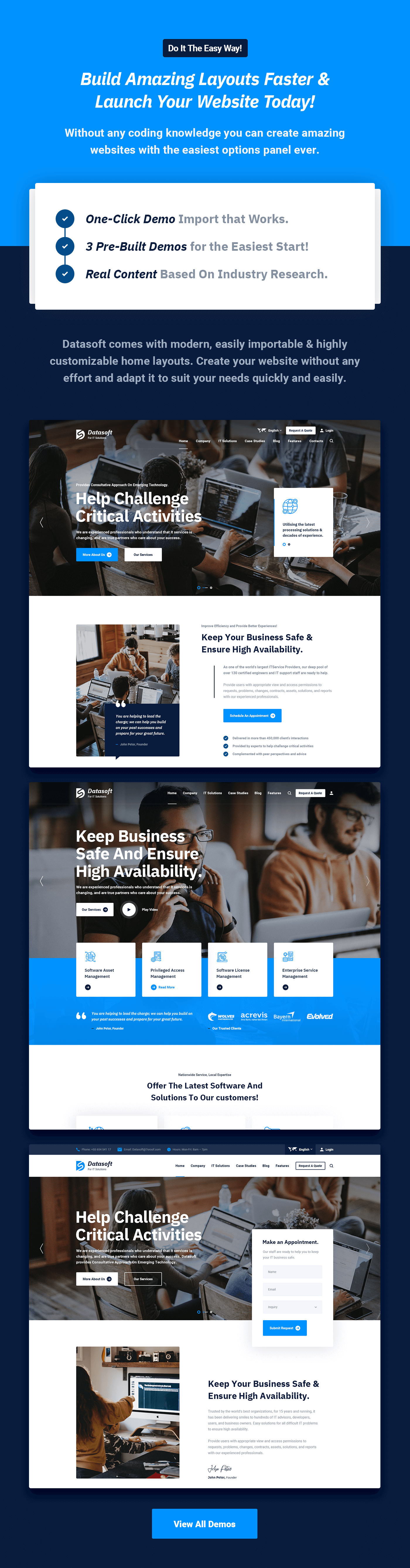 Datasoft - IT Solutions & Services WordPress Theme - 6