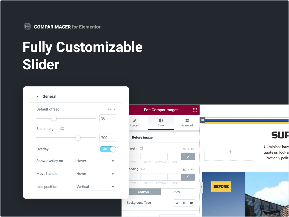 Fully Customizable Slider