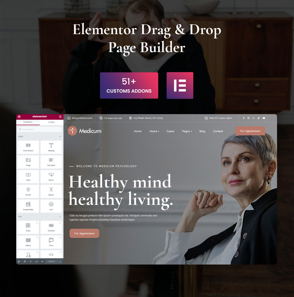 Medicum – Psychology & Counseling WordPress Theme 