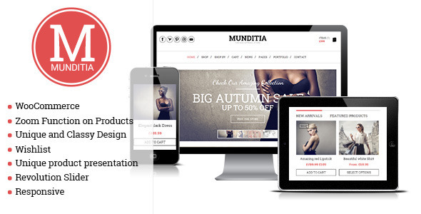 Munmarket - A One and Multi Page Ecommerce Theme 2