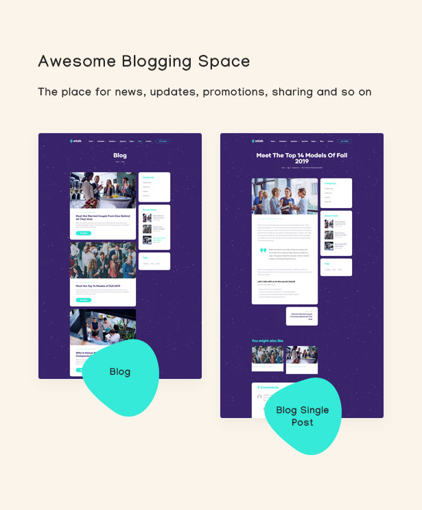 WiTalk Conference WordPress Theme Blogging