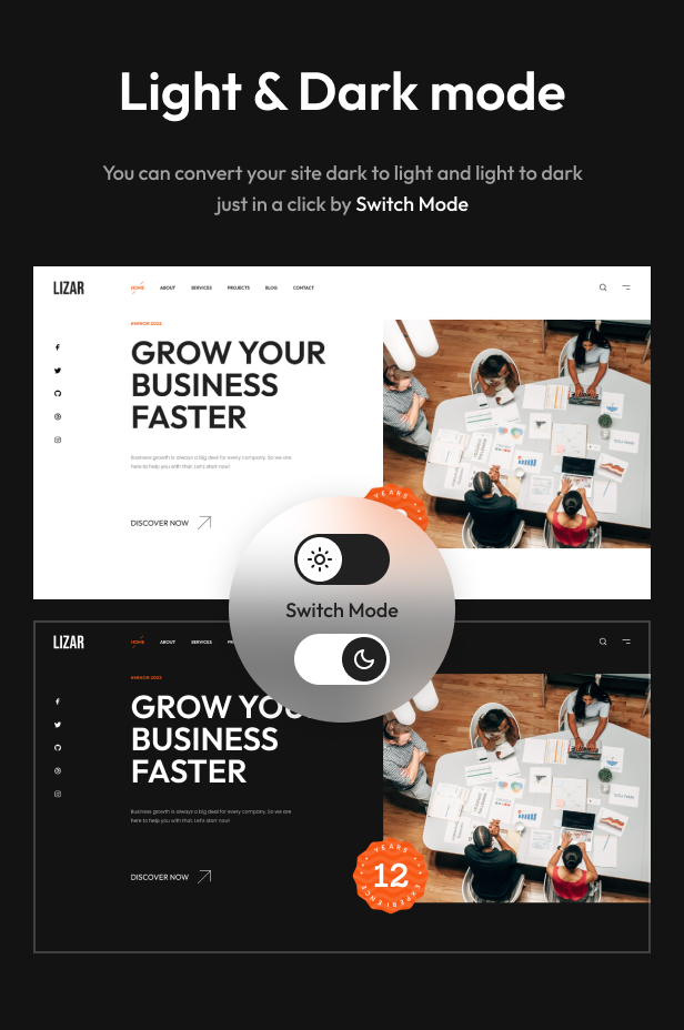 Lizar - Creative Portfolio WordPress Theme - 3