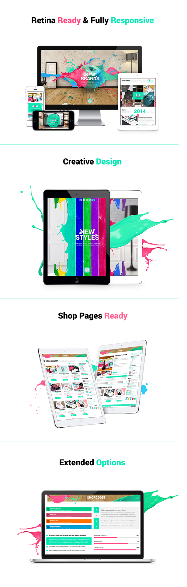 Splashes - Creative Agency Template