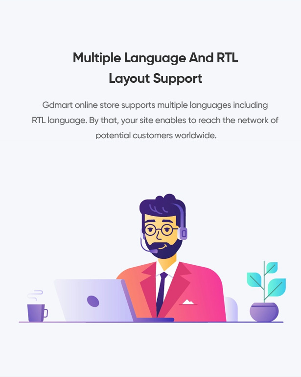 Multiple Language And RTL Layout Support