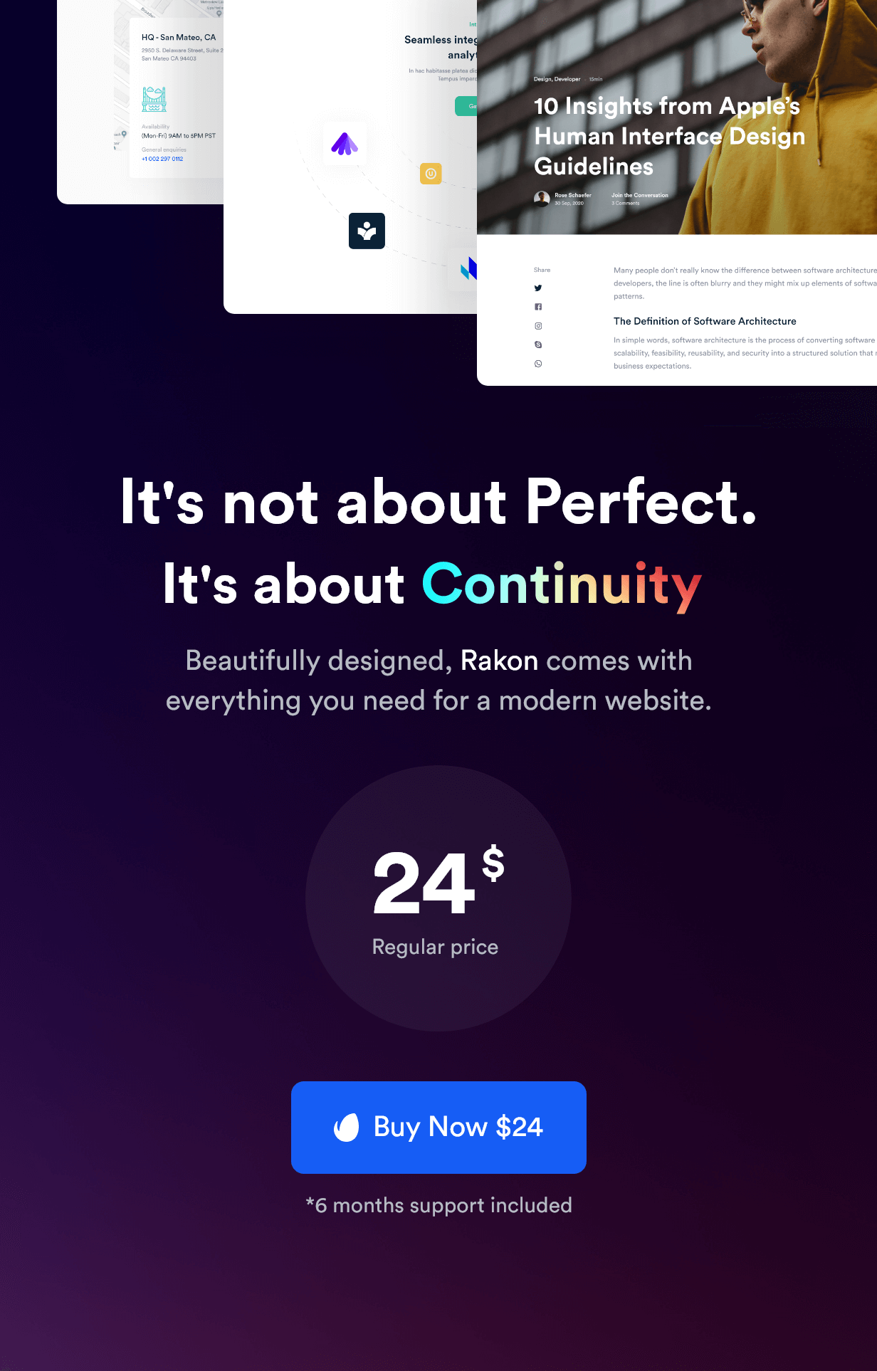 Rakon – Creative Multipurpose Landing Page HTML5 Template - 17