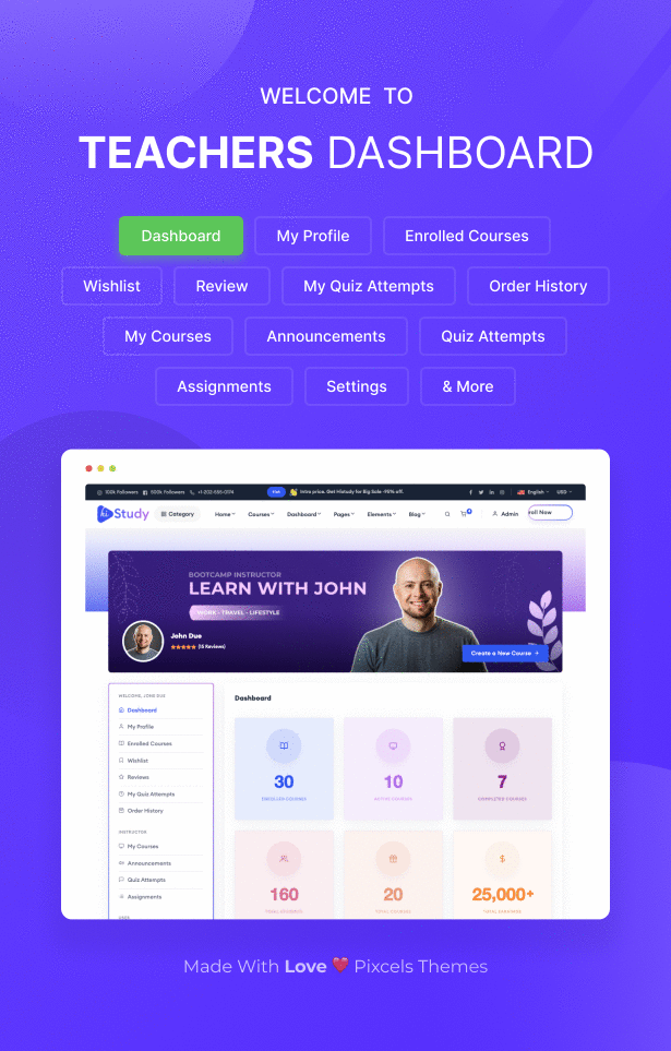 HiStudy - Online Courses & Education PHP Template - 17