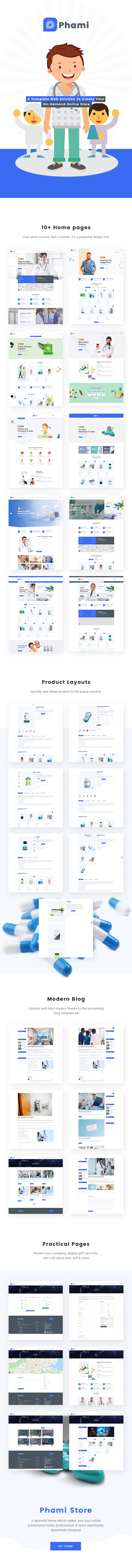 Phami – Medical & Health WooCommerce Theme - 1