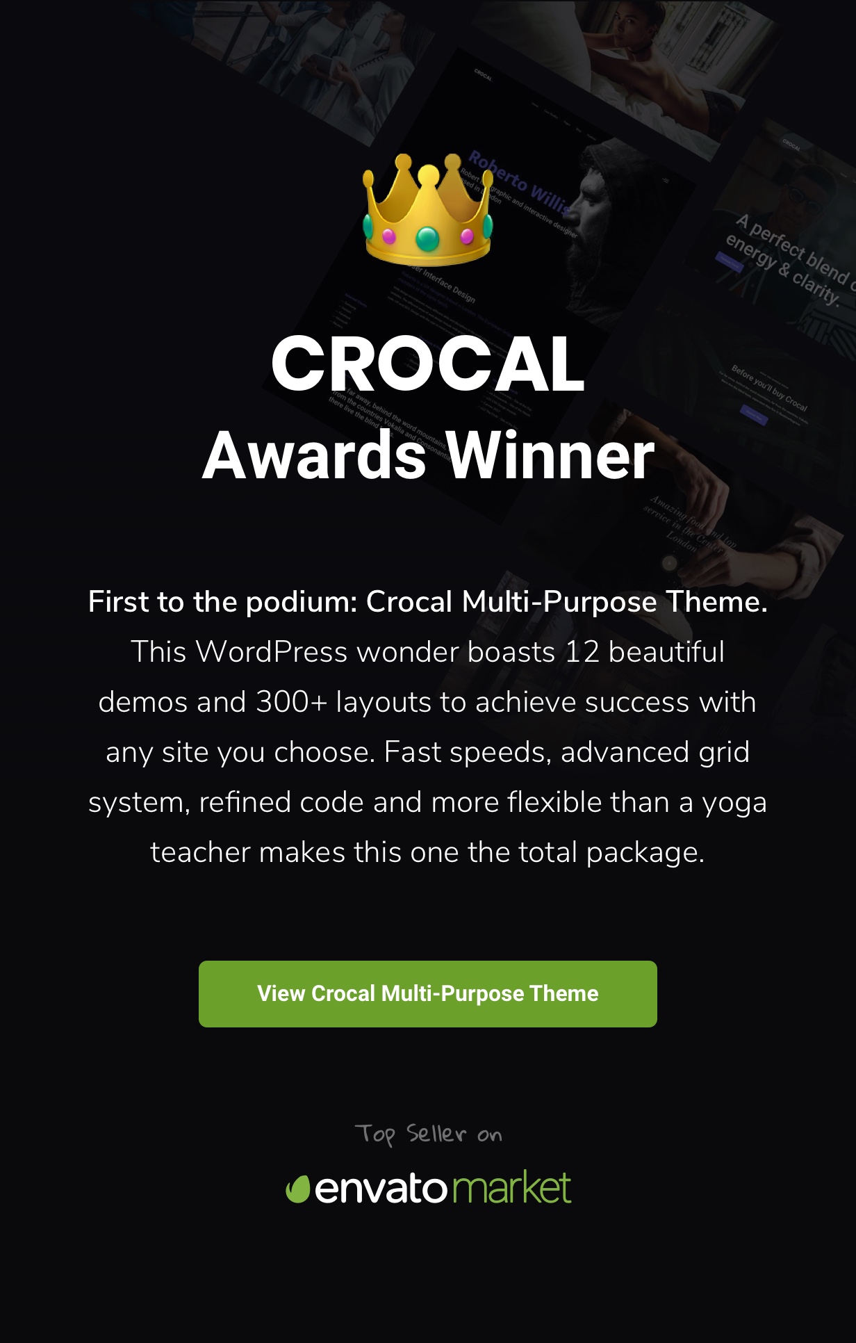 Crocal Envato Awards Winner