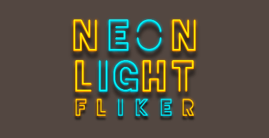 Neon Light Flicker Sound Effect