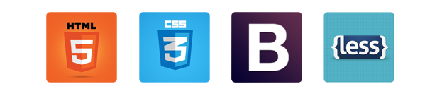 HTML5, CSS5, BOOTSTRAP 3 & LESS