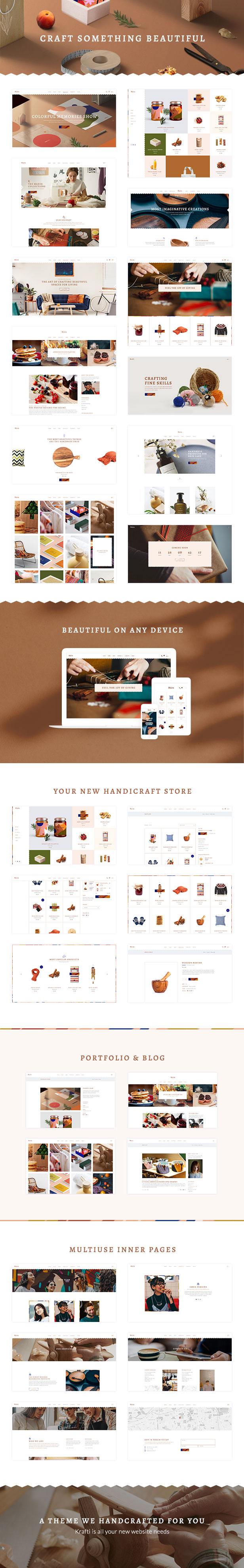 Krafti - Arts & Crafts WordPress Theme - 1