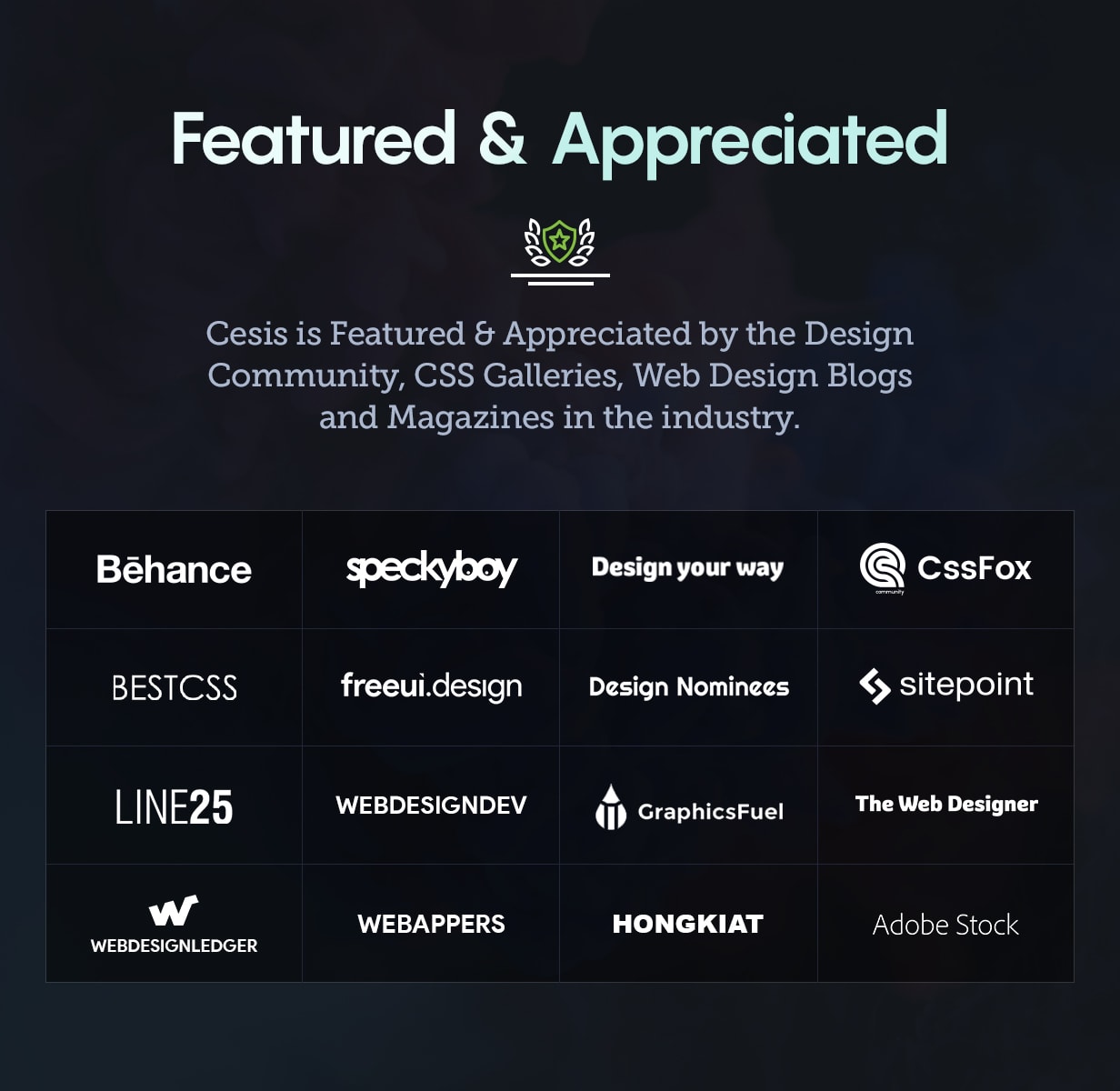 Cesis WordPress - Featured and Appreciated