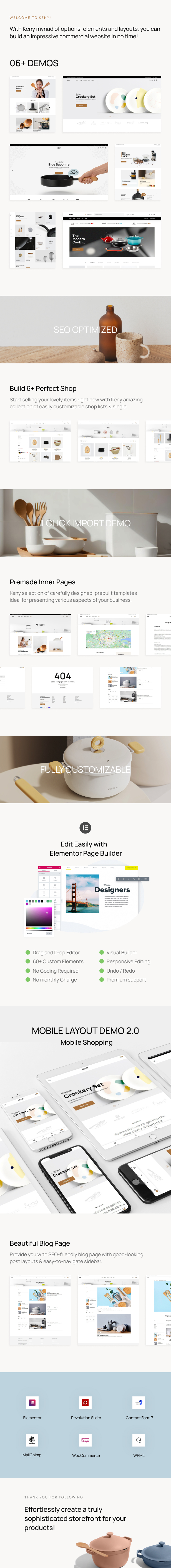 Keny – Kitchen Store WordPress Theme - 1